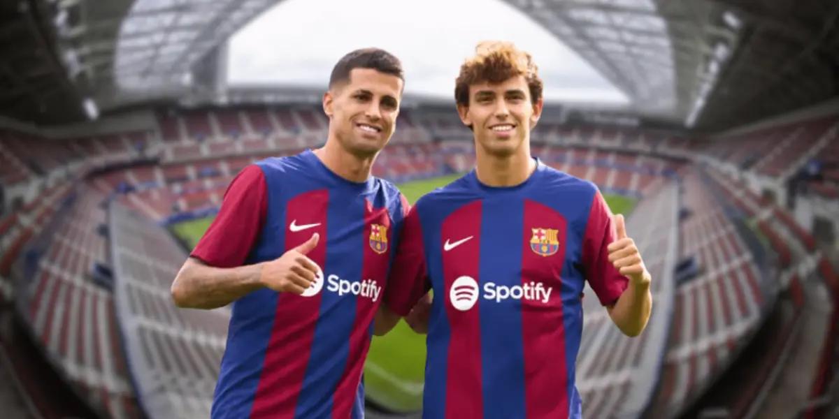 Ambos Joao (Cancelo y Félix) hicieron su debut con la camisa del Barcelona