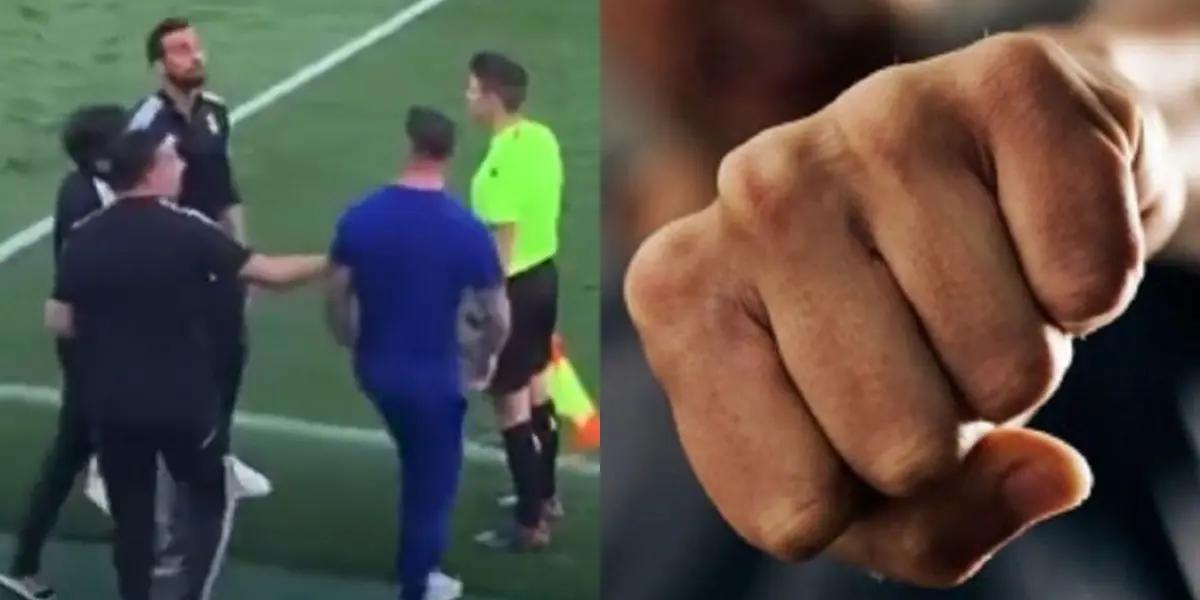 Ambos mantuvieron una discusión subida de tono y casi se produce lo peor.