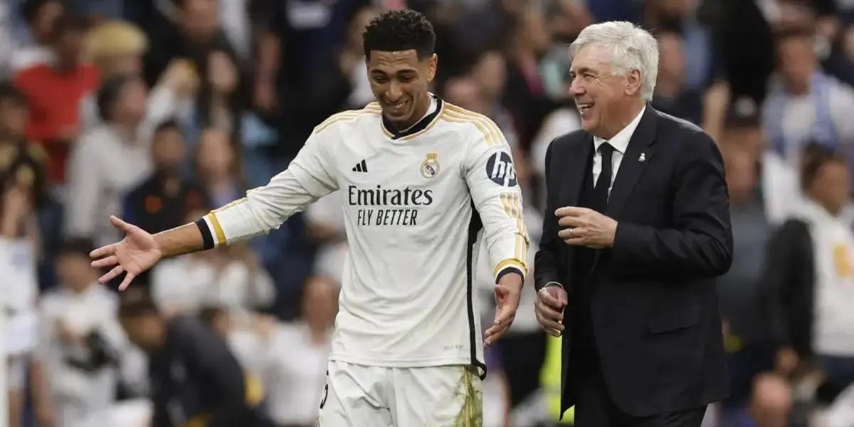 Ancelotti en rueda de prensa post partido ha explicado la lesión de espalda de Bellingham y su recuperación