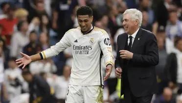 Ancelotti en rueda de prensa post partido ha explicado la lesión de espalda de Bellingham y su recuperación