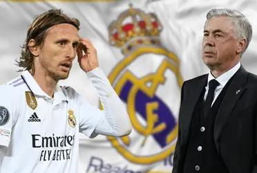 Ancelotti habló del caso Luka Modric y reveló su descontento y también su futuro deportivo