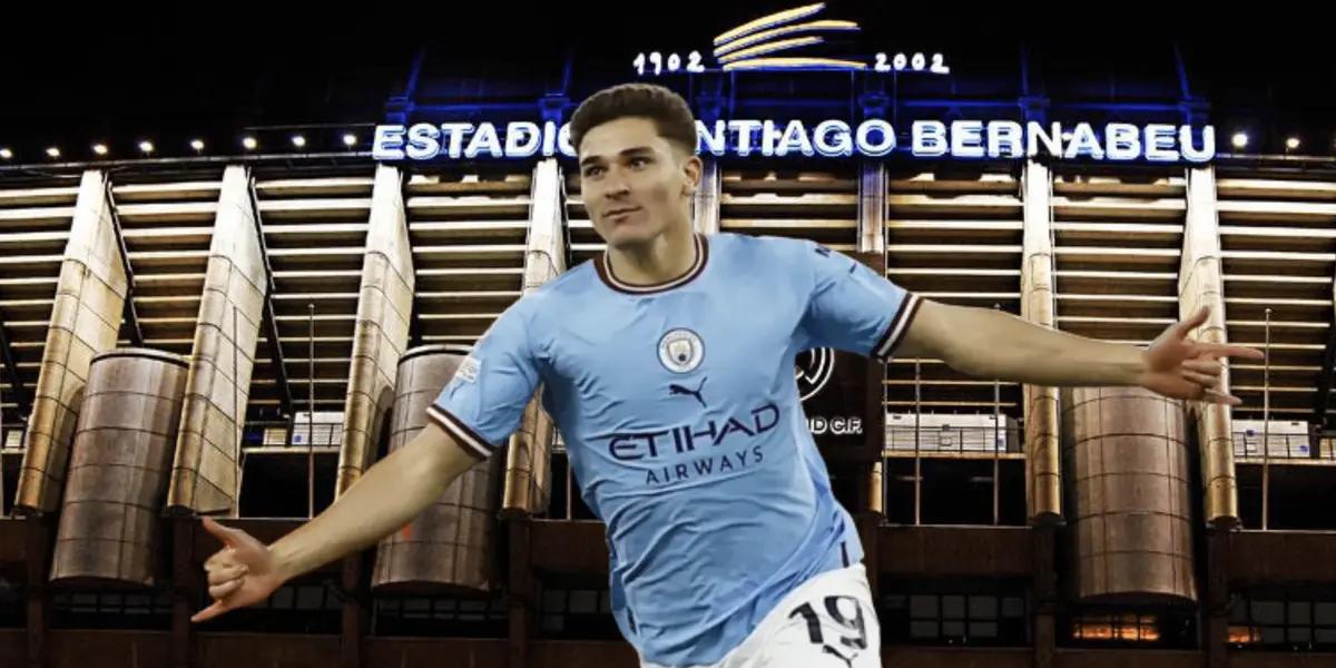 Ancelotti ahora tiene problema con la delantera con Joselu, pero pudo ser una opción Julián Álvarez