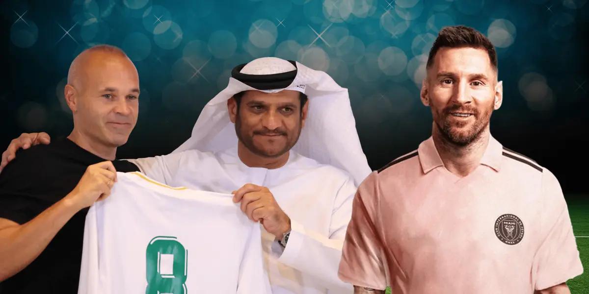 Andrés Iniesta se estrenó con la camiseta de Emirates FC luego de descartar sumarse a la MLS