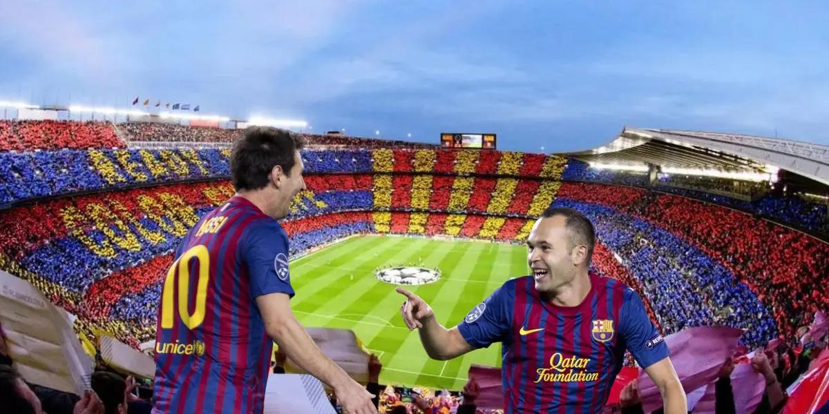 Andrés Iniesta se vio envuelto en una polémica sobre un supuesto ataque a Lionel Messi