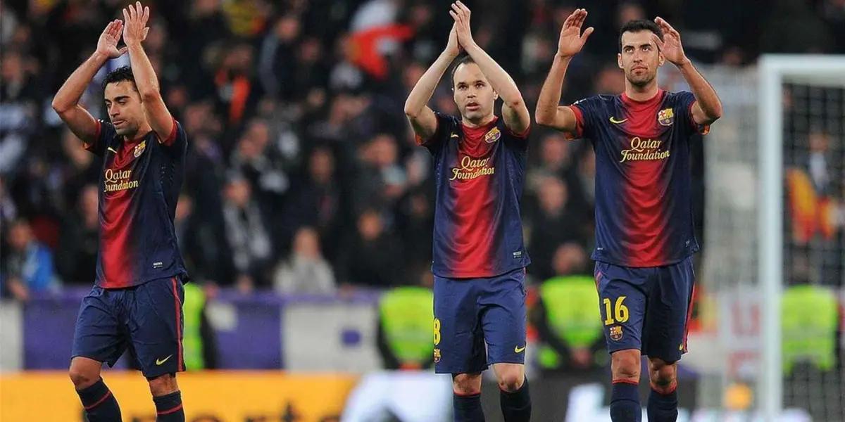 Andrés Iniseta, Xavi Hernández y Sergio Busquets se juntarán nuevamente en una cancha de fútbol para un partido especial