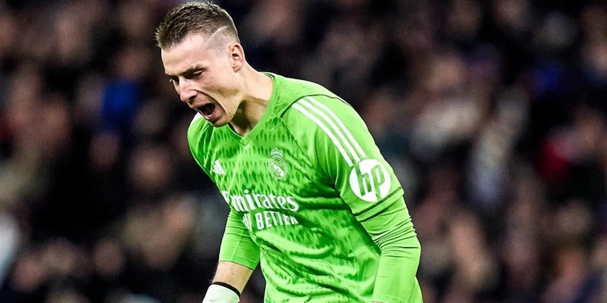 Andriy Lunin, portero del Real Madrid