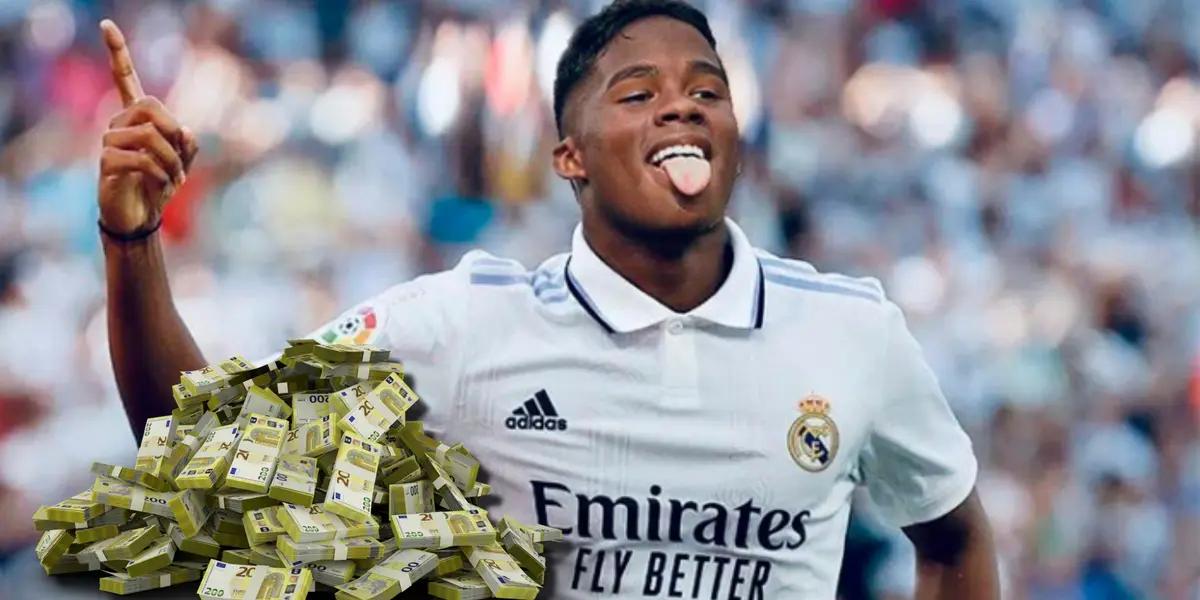 Anotó en el Bernabéu y brilló con Brasil, este es el nuevo precio de Endrick