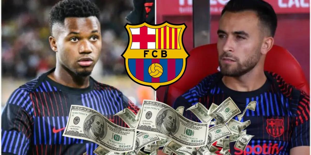 Ansu Fati - Eric García (Foto: FC Barcelona)