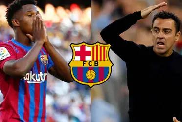 Ansu Fati hace todos los intentos para que Xavi Hernández no lo bote de FC Barcelona