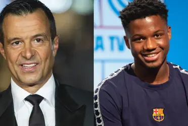 Ansu Fati puede salir del FC Barcelona y Jorge Mendes encontrarle equipo de manera inmediata