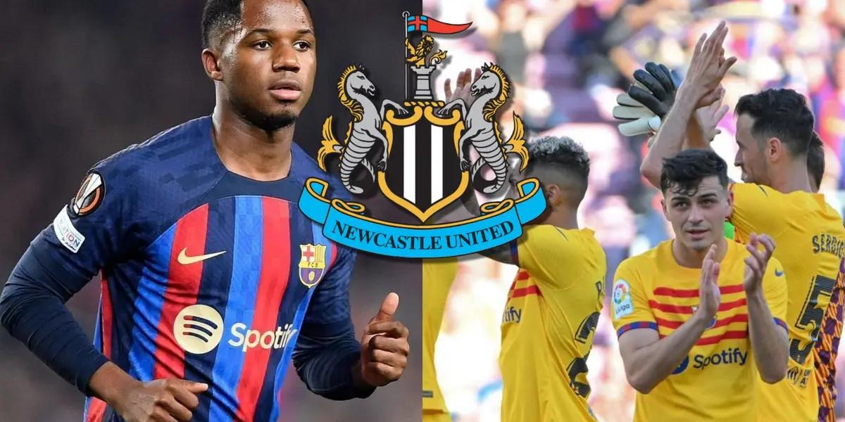 Ansu Fati tiene una oferta de Newcastle y busca salir, mientras otro ha decidido que no se moverá el FC Barcelona