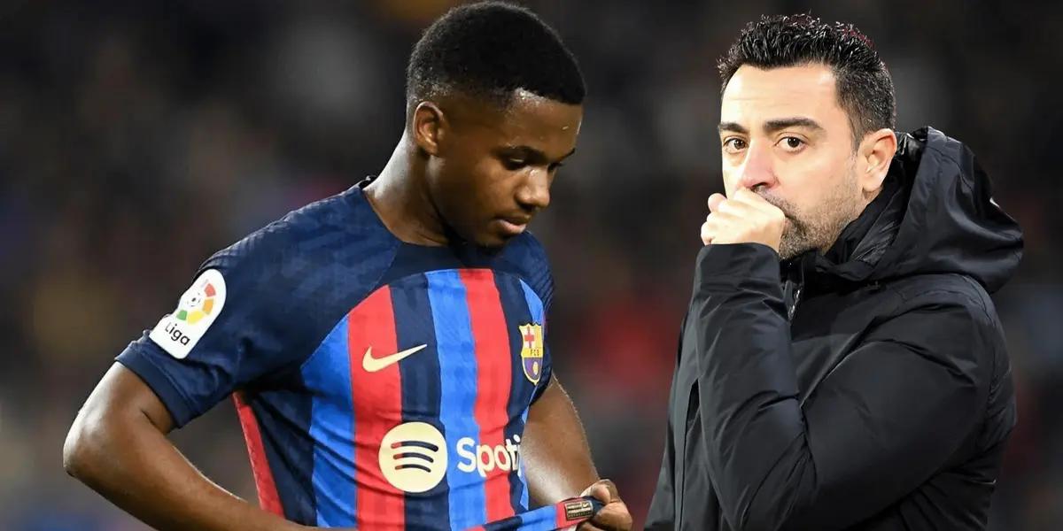 Ansu Fati tomó la decisión de retornar a Barcelona luego de la decisión de Xavi Hernández de dejarlo al margen