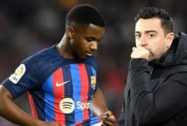 Ansu Fati tomó la decisión de retornar a Barcelona luego de la decisión de Xavi Hernández de dejarlo al margen