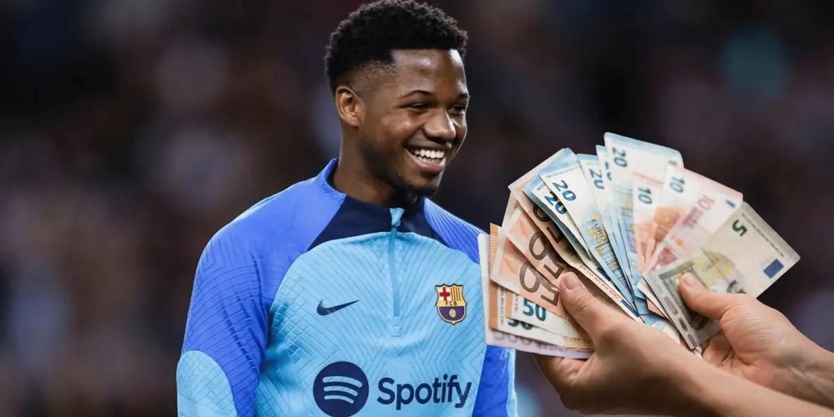 Ansu Fati tuvo un buen partido en FC Barcelona y podría emigrar por una suculenta cifra
