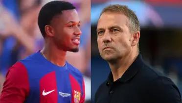 Ansu Fati y Hansi Flick / Foto: Collage