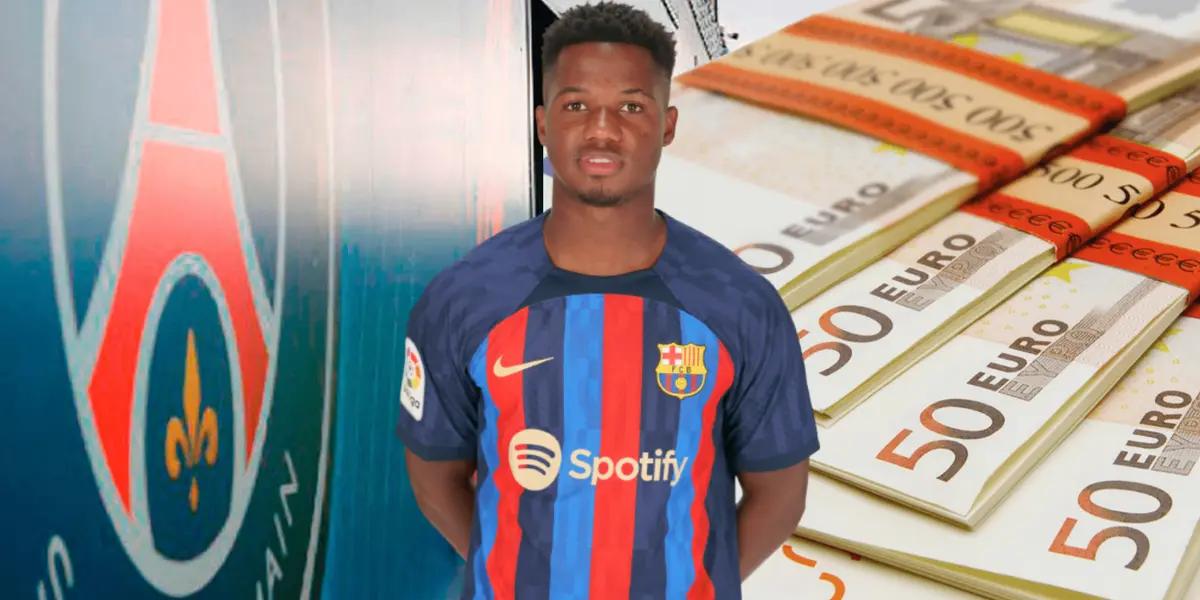 Ansu podría salir este mismo verano para dejarle dinero al club.