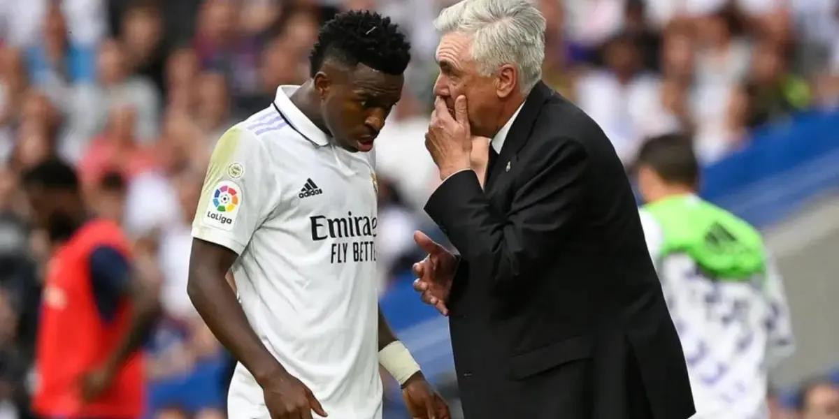 Ante el Leipzig en Champions, Vinicius desobedeció a Ancelotti en el Madrid