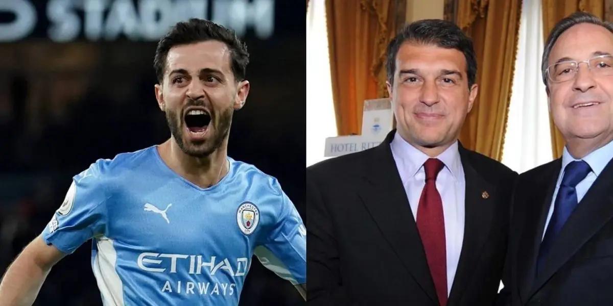 Ante la posible salida de Casemiro el Real Madrid ofrecería 85 millones de euros por uno de los anhelos del Barcelona, Bernardo Silva.