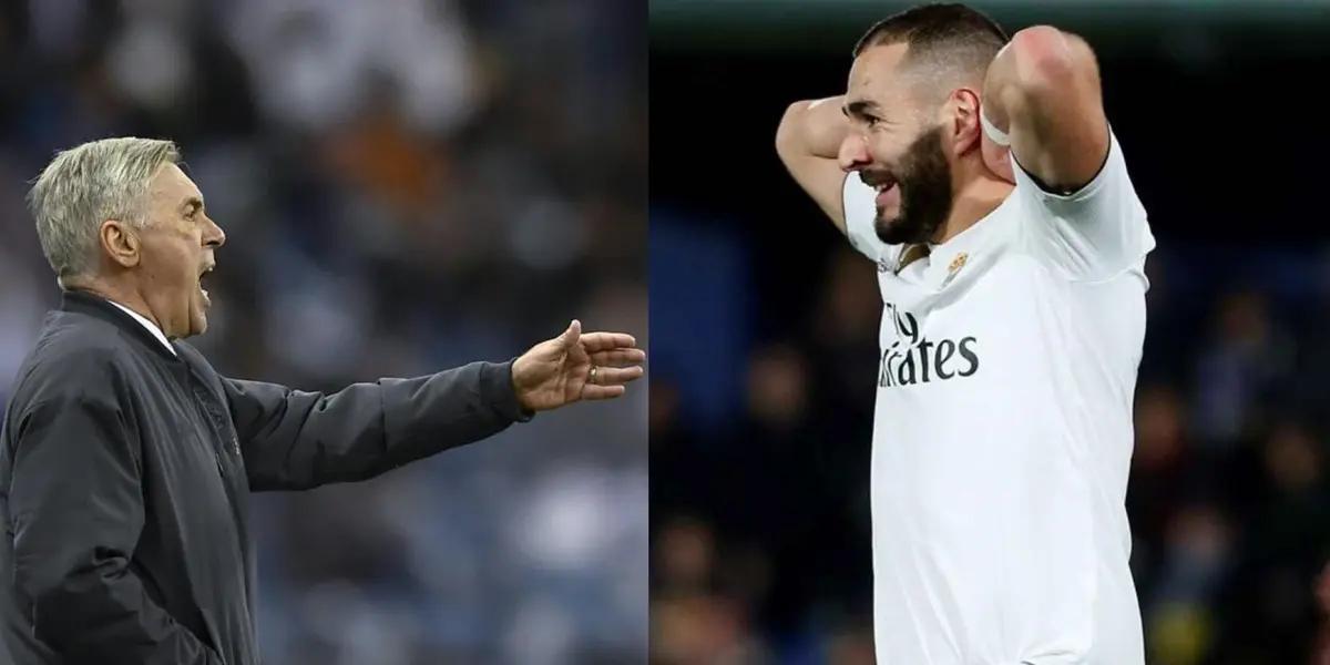 Ante la salida de Karim Benzema Carlo Ancelotti ya tiene elegido a su reemplazante pero no coincide con el de Florentino Pérez