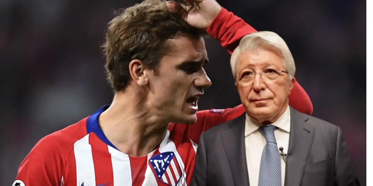 Antoine Griezmann le envió un mensaje directo al presidente de Atlético de Madrid
