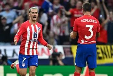 Antoine Griezmann pone las cosas en orden ante el Getafe, antes de terminar la primera mitad en el Wanda Metropolitano