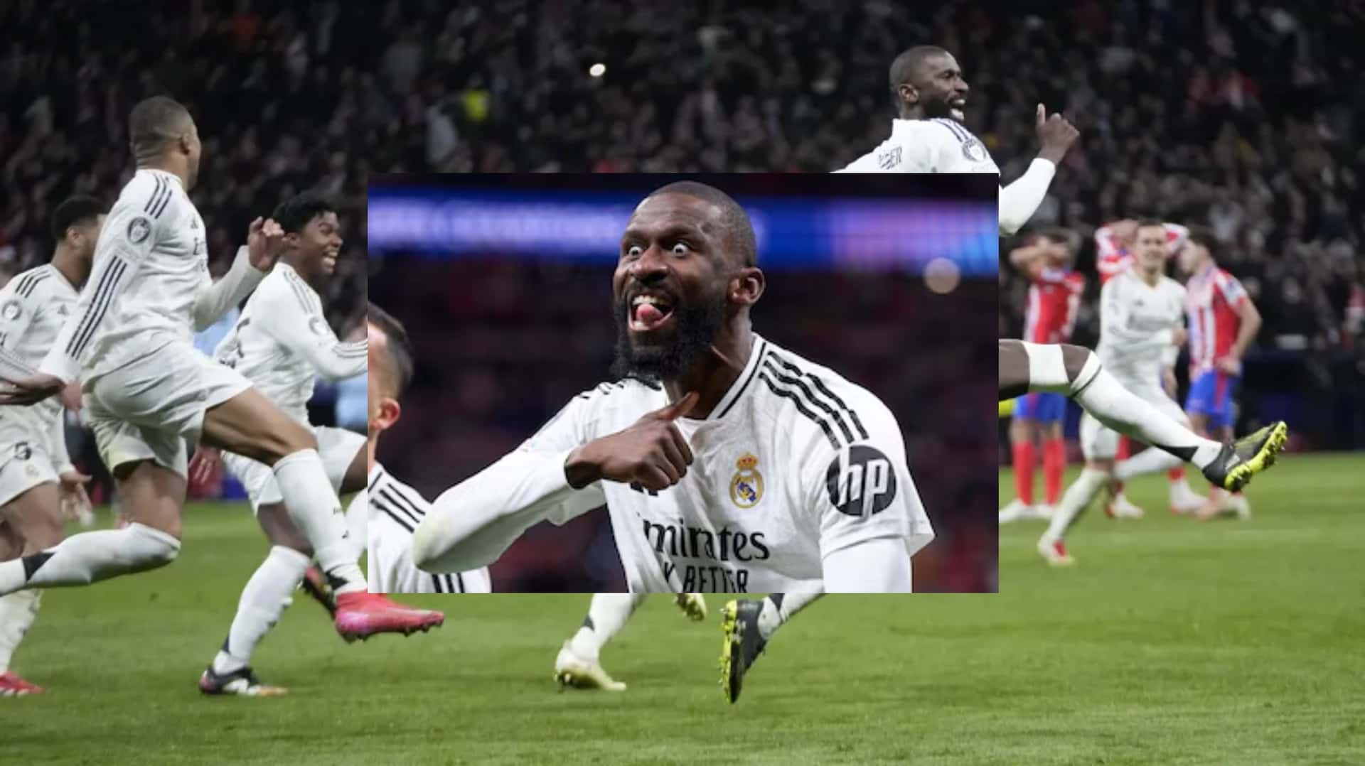 Antonio Rudiger amenazó a los aficionados atléticos cuando celebró el pase a cuartos de final