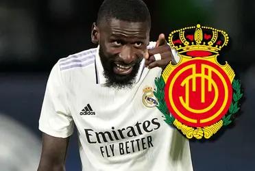 Antonio Rudiger apareció para poner el tanto de la victoria momentáneamente para el Real Madrid ante Mallorca