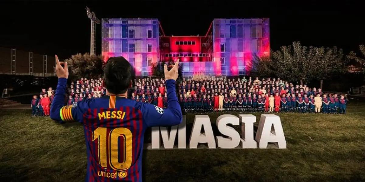 Apareció un nuevo crack en el FC Barcelona, que tiene el talento para definir como Lionel Messi