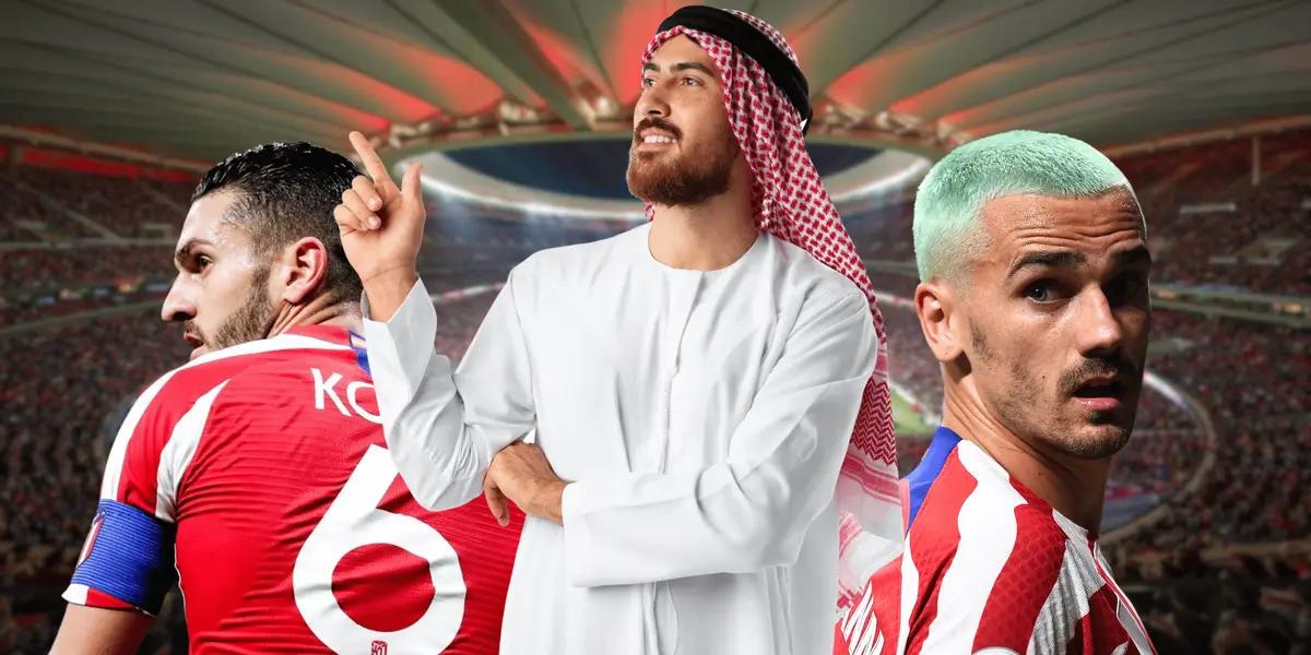 Arabia Saudita quiere llevarse hacia el medio oriente a uno de los jugadores del Atlético de Madrid