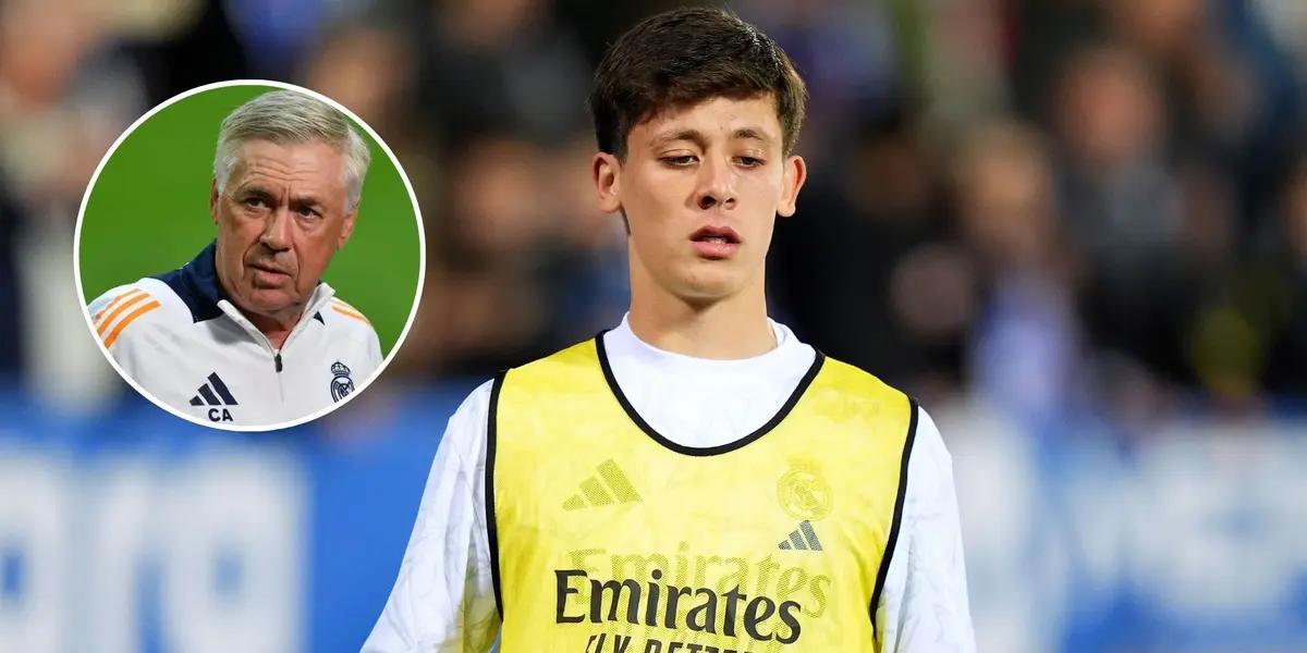 Arda Güler - Carlo Ancelotti (Foto: Real Madrid)