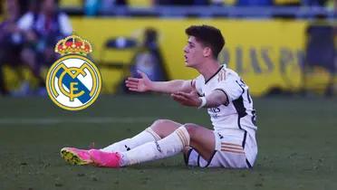 Arda Güler en un partido con el Real Madrid