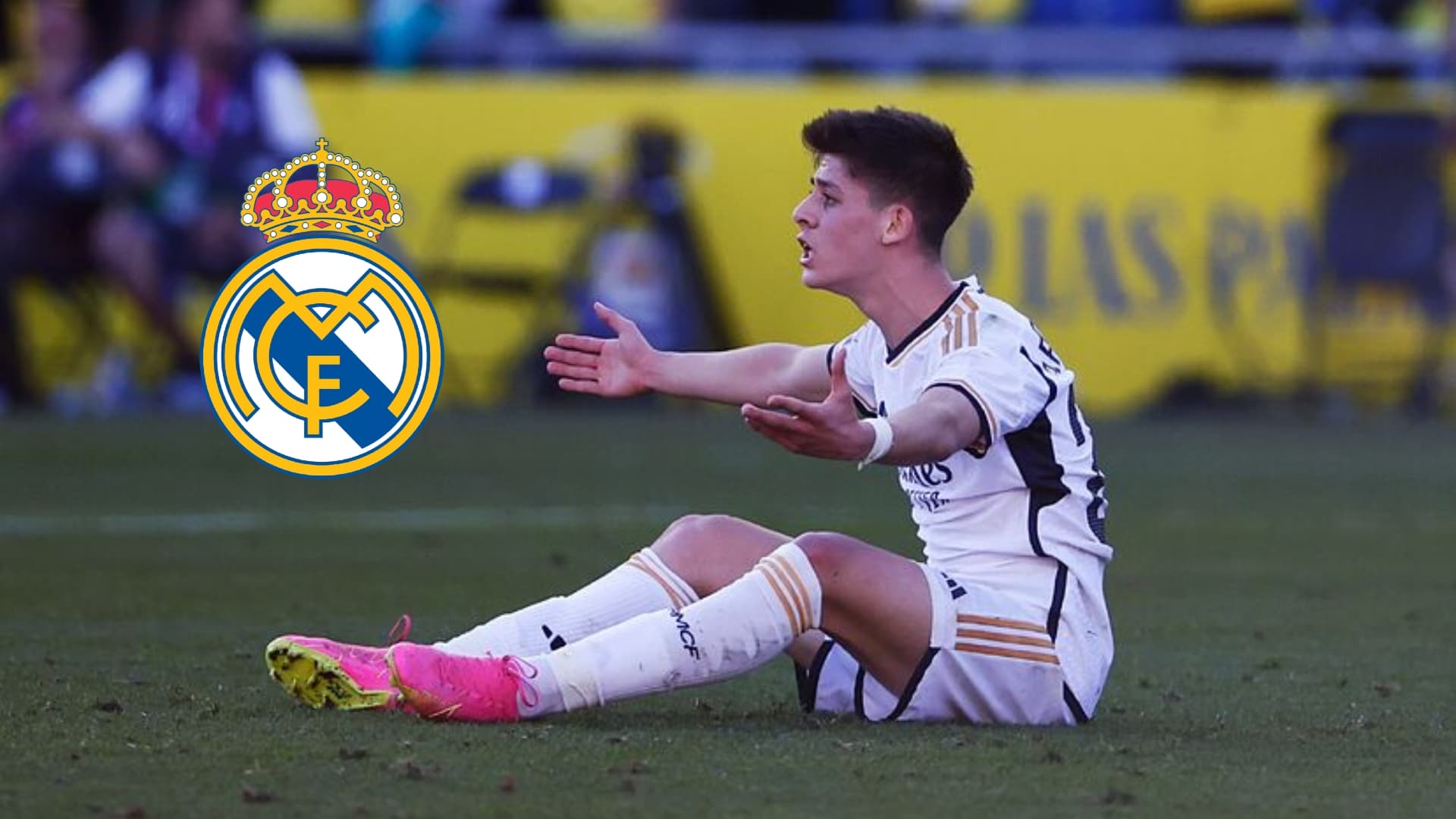 Arda Güler en un partido con el Real Madrid