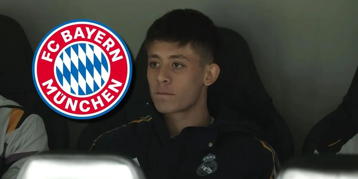 Arda Guler no ha jugado nada en el Real Madrid y varios equipos en Alemania han buscado darle minutos, entre ellos el Bayern Múnich