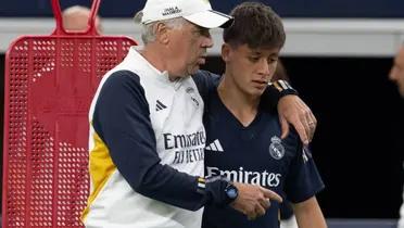 Arda Guler tiene pocos minutos en el Real Madrid, porque hasta Nico Paz suma más tiempo en cancha