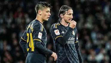 Arda Guler y Luka Modric, jugadores del Real Madrid