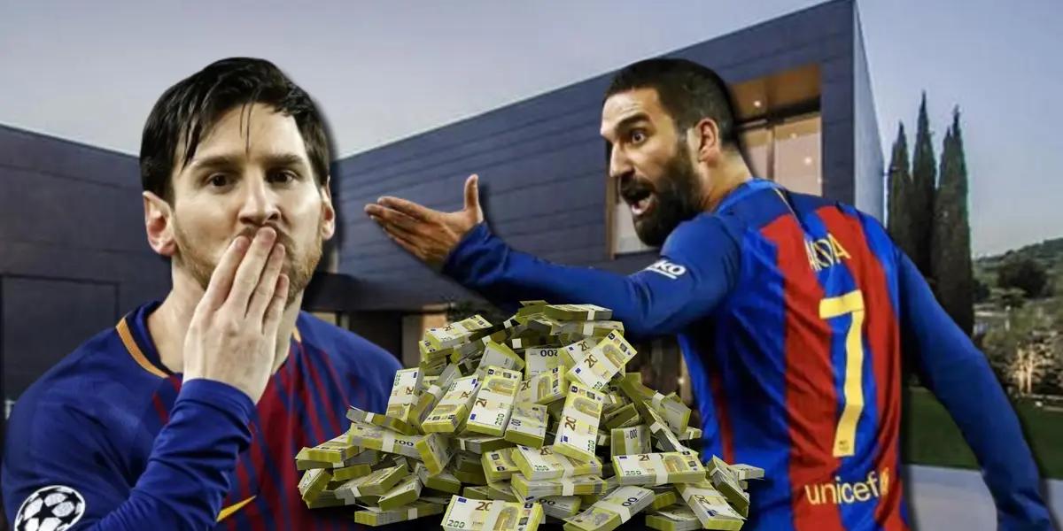 Arda Turan y Lionel Messi, ex compañeros en el FC Barcelona