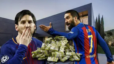 Arda Turan y Lionel Messi, ex compañeros en el FC Barcelona