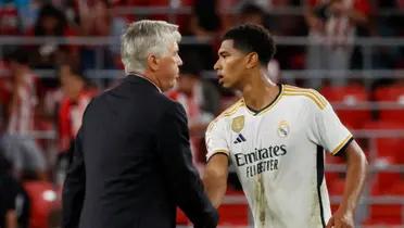 Así defendió Ancelotti a Bellingham luego que Gil Manzano lo expulsó por reclamar