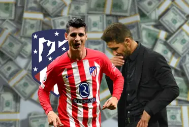 Atleti lo compró en 35 millones y este sería el nuevo club de Álvaro Morata