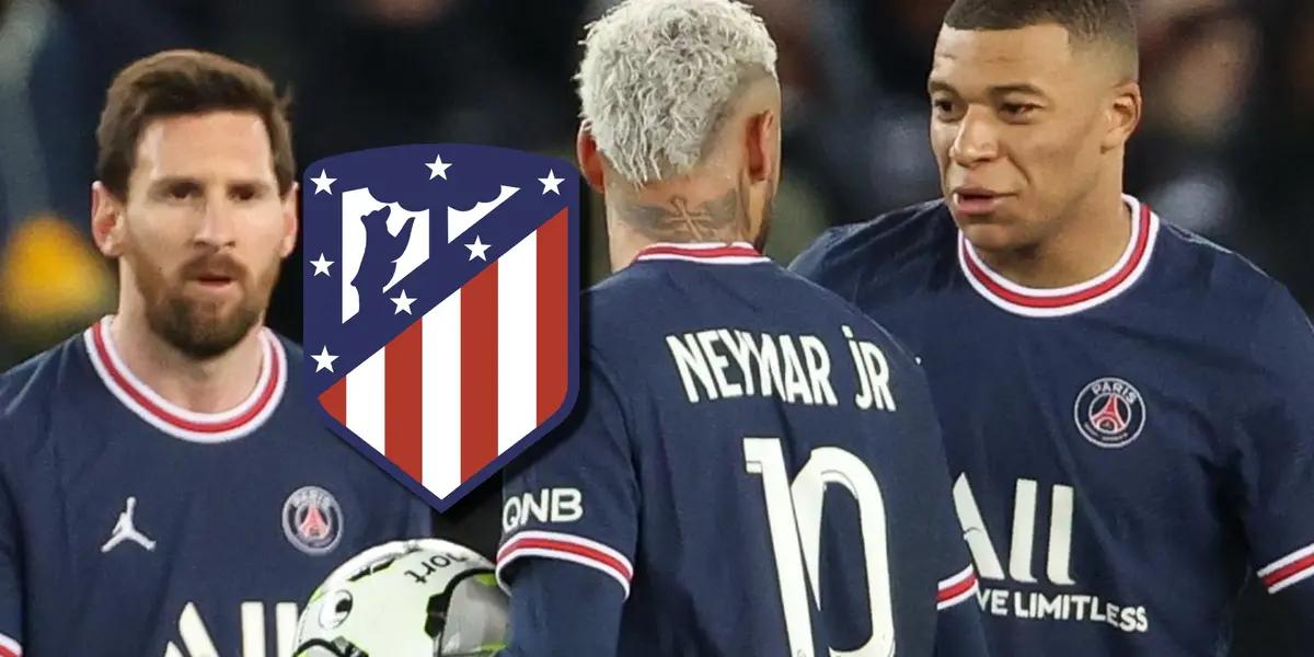 Atlético de Madrid dispuesto a pagar millones por un jugador al que Neymar, Mbappé y Messi lo humillaron