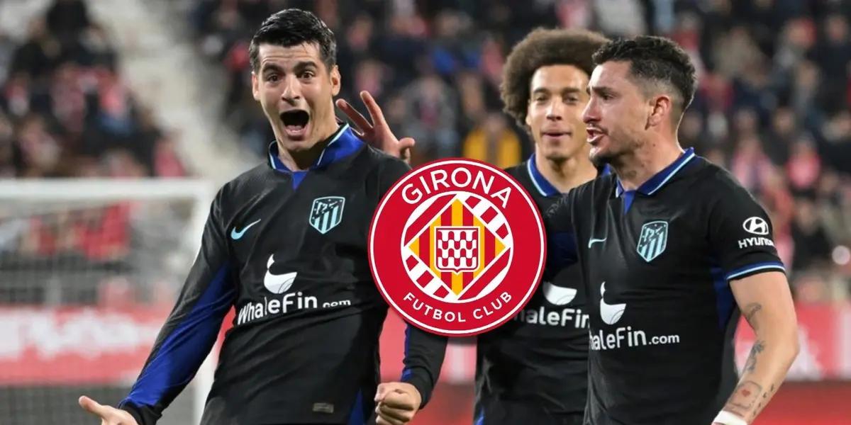 Atlético de Madrid perdió sobre la hora ante Girona y hubo un jugador señalado por los hinchas