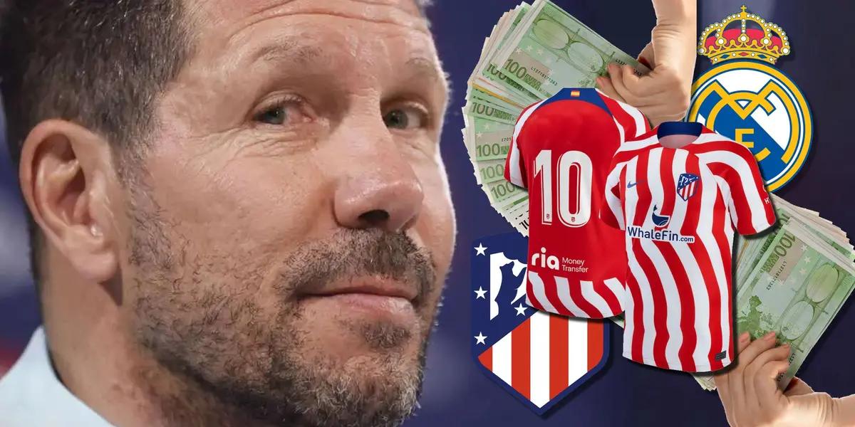 Atlético de Madrid busca un 10 y Diego Simeone ya tiene apuntado a su elegido que justamente odia a Real Madrid