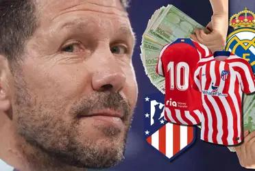 Atlético de Madrid busca un 10 y Diego Simeone ya tiene apuntado a su elegido que justamente odia a Real Madrid