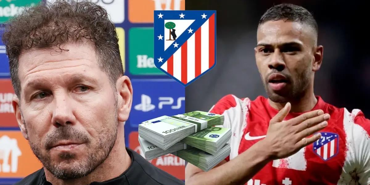 Atlético de Madrid busca un lateral por izquierda y Diego Simeone sueña con un jugador de primera línea