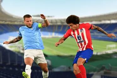 Atlético de Madrid derrotaba a Lazio 1 a 0 con el gol de Pablo Barrios pero el arquero de Lazio le dio el empate sobre la hora