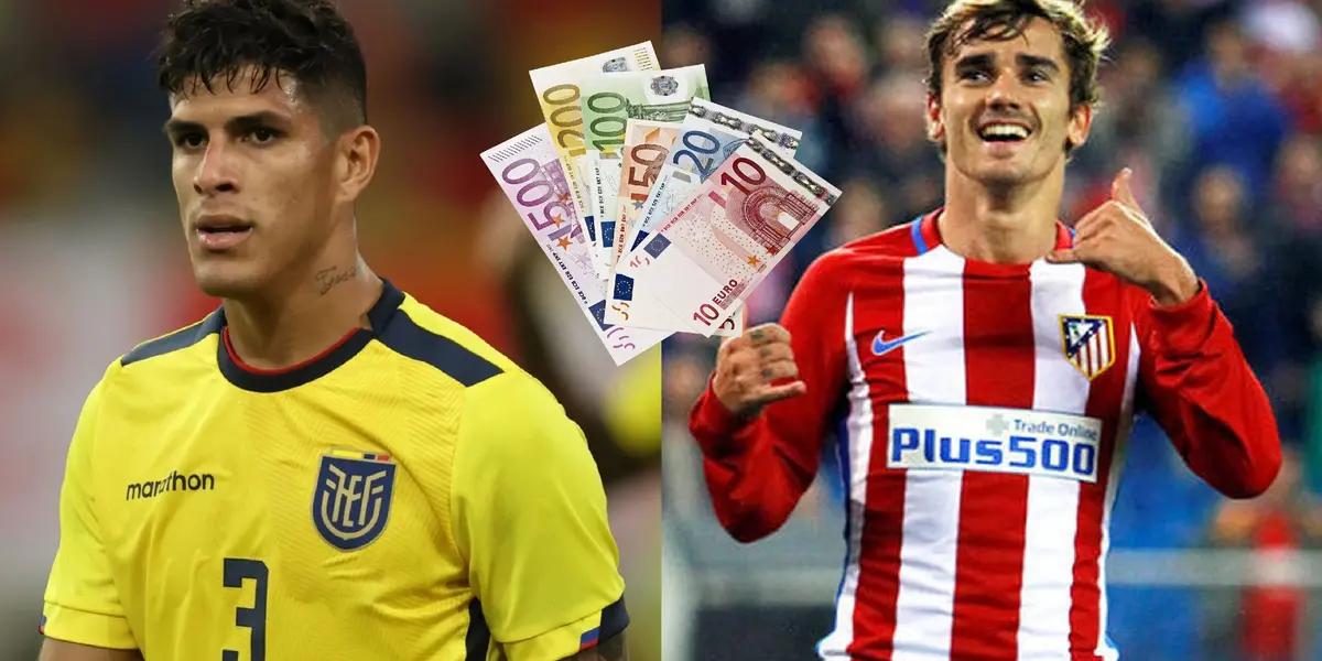 Atlético de Madrid estaría interesado en Piero Hincapié y este sería el número que podría pagarle en su sueldo