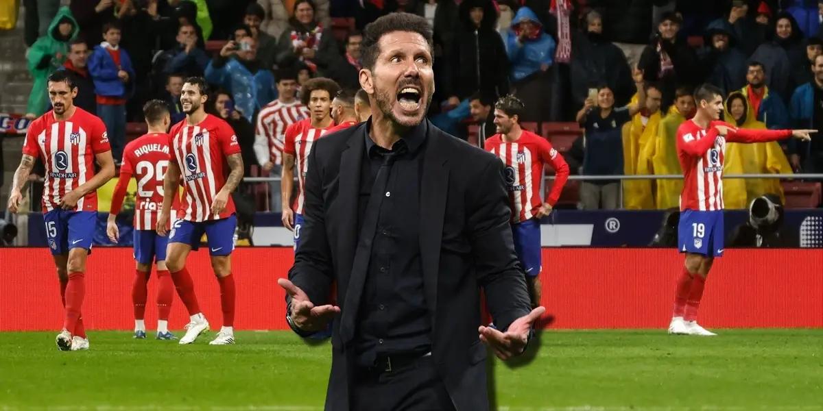 Atlético de Madrid ganó pero le quitaron un gol ante Alavés. Diego Simeone no se pudo contener