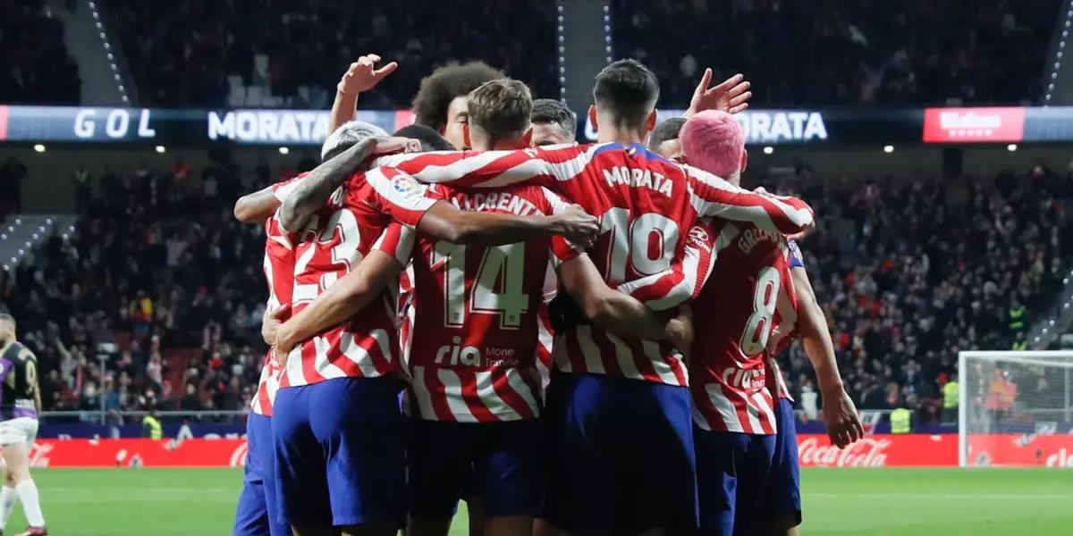 Atlético de Madrid ganó y se prende en la tabla de posiciones de La Liga con los tres integrantes del podio de las posiciones