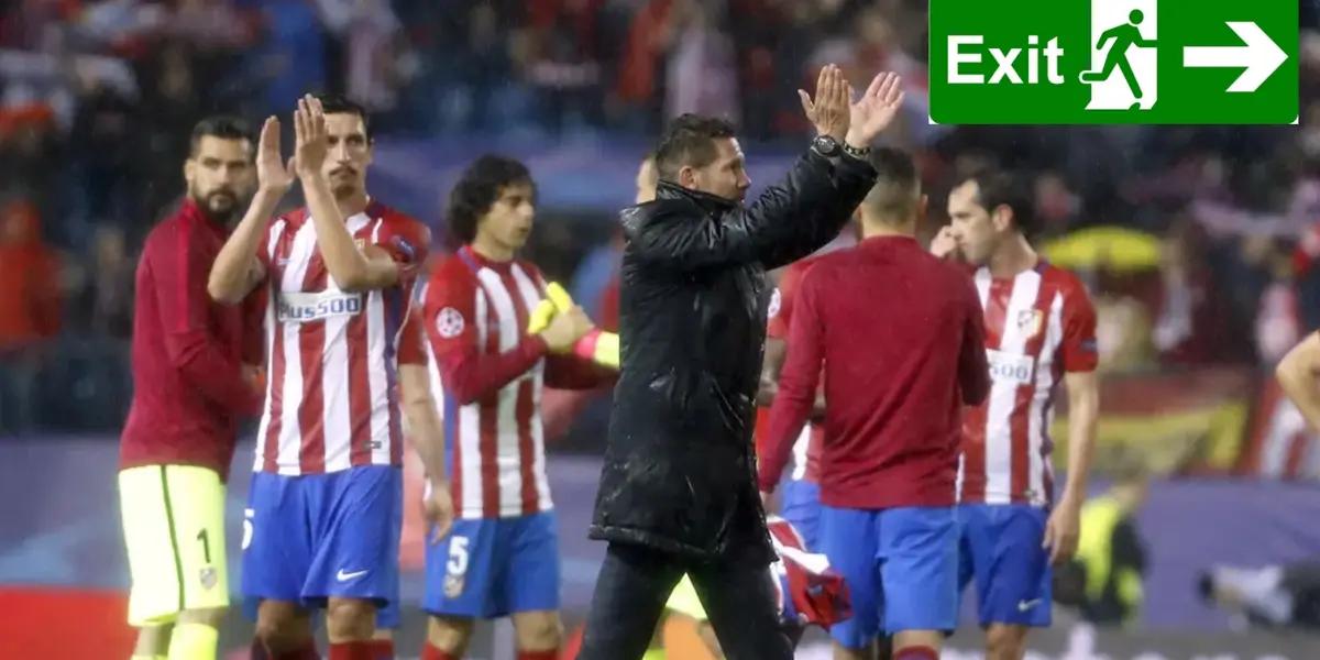 Atlético de Madrid le da forma a su nueva plantilla y Diego Simeone no tiene en los planes a cinco nombres fuertes