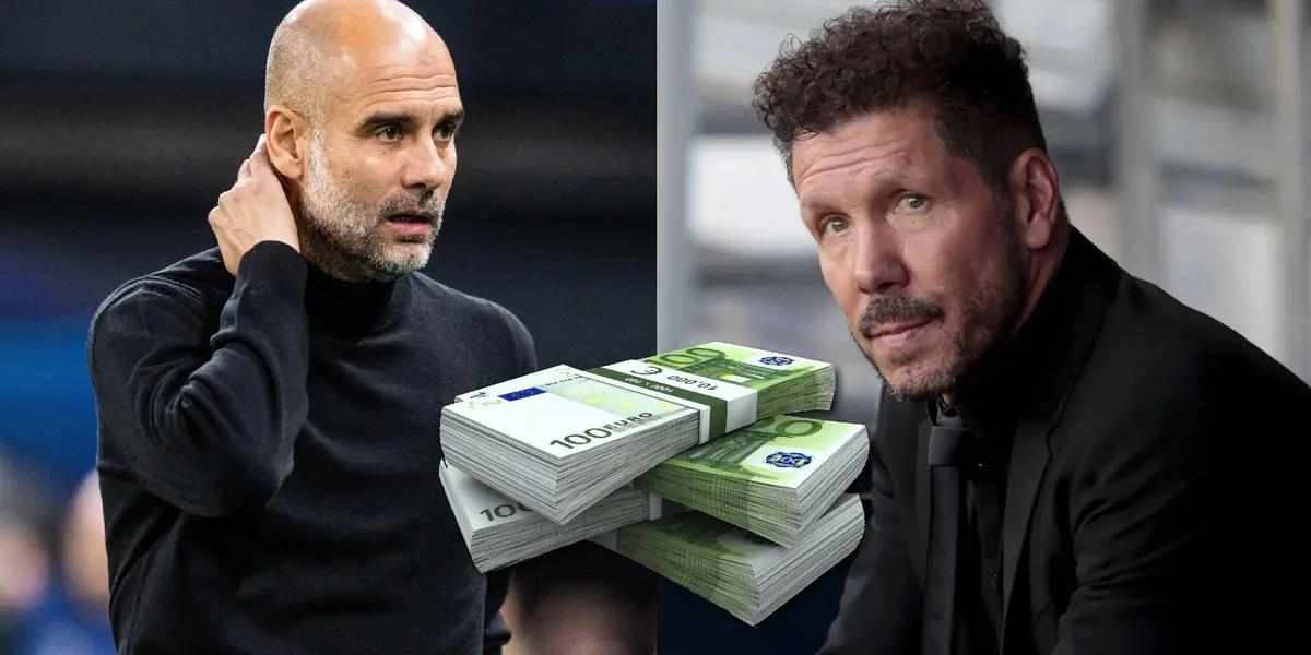 Atlético de Madrid pidió por un jugador para la próxima temporada pero Manchester City se metió en la pelea